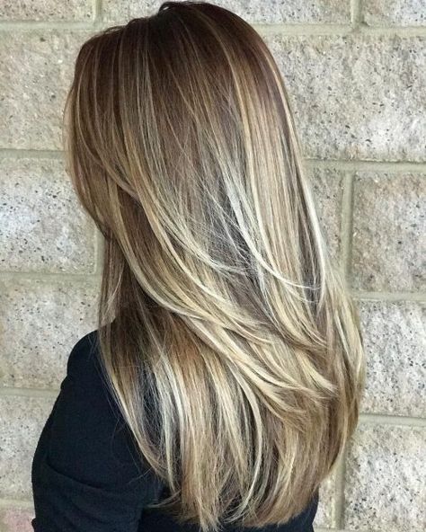 Short Layers on Long Hair: 13 Examples of This Hot Trend Shaved Side Hairstyles, Fresh Haircut, Short Layers, Long Layered Haircuts, Brown Blonde Hair, Long Blonde, Haircut For Thick Hair, Long Layered Hair, Haircuts For Long Hair