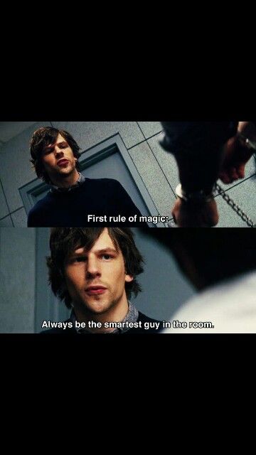 Rules Of Magic, Jesse Eisenberg, Best Movie Quotes, I Love Love, Movie Lines, Four Horsemen, Tv Show Quotes, The Best Films, Tv Quotes