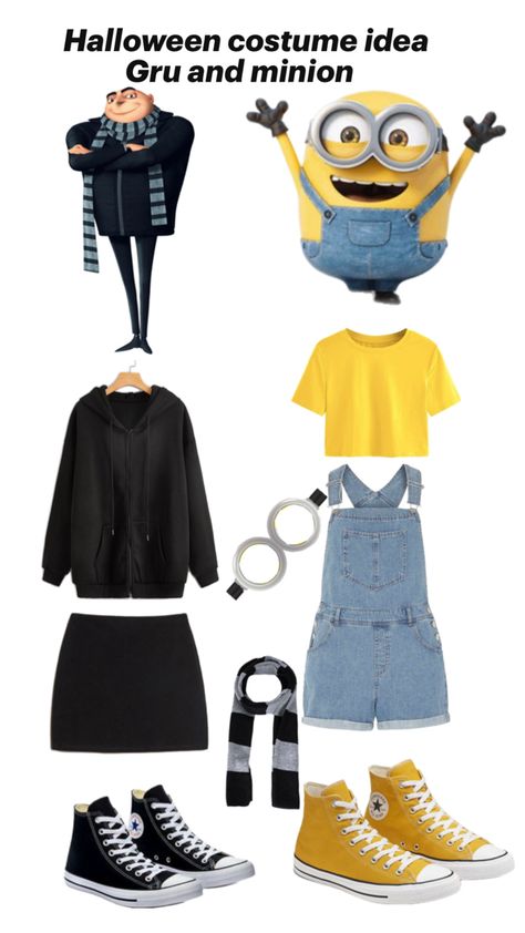 Gru And Minion Costume, Costume Minion, Gru And Minions, Minion Costume, Minion Halloween, Minion Costumes, Holloween Costume, Minion, Halloween Costume