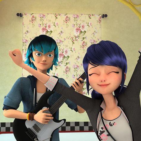 Marinette Dupain-Cheng (@marinettedesigned) • Instagram photos and videos Luka Miraculous Ladybug, Ladybug E Catnoir, Ladybug Und Cat Noir, Disney Princess Elsa, Ladybug Wallpaper, Miraculous Wallpaper, Miraculous Ladybug Wallpaper, Ladybug Anime, Marinette And Adrien