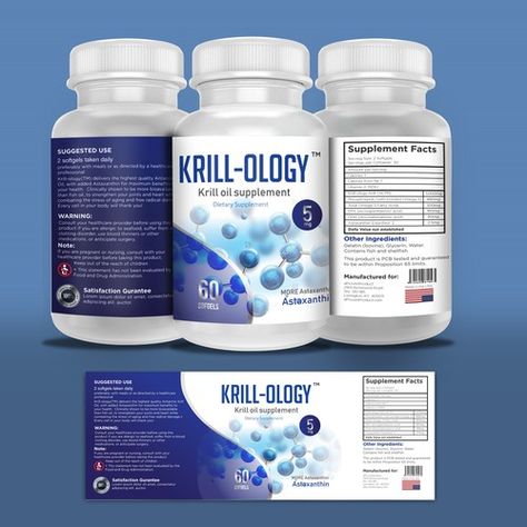 Tablet Packaging Design, Tablet Packaging, Supplement Label Design, Supplement Packaging, Pharmaceutical Packaging, Custom Product Packaging, Website Color Schemes, Krill Oil, Packaging Product