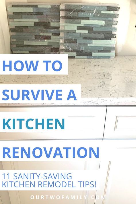 How to survive a kitchen renovation Home Renovation Budget, Kitchen Renovation Diy Ideas, Kitchen Renovation Cost, Before After Kitchen, House Under Construction, Simple Kitchen Remodel, Budget Advice, Renovation Tips, Renovation Budget