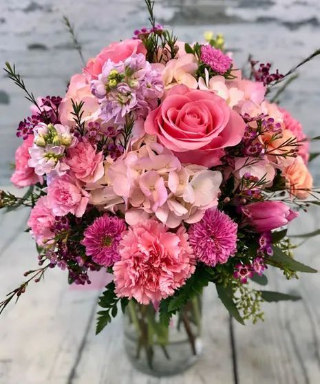 Anchorage AK New Baby Flower Delivery Carnation Flower Arrangements, Pink Floral Arrangements, Pink Flower Centerpieces, Pink Flower Arrangement, Pink Celebration, Pink Flower Arrangements, Spring Flower Bouquet, New Baby Flowers, Floral Scents