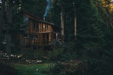 Pnw Cabin, Sunshine Coast Bc, Forest Cabin, Unknown Pleasures, A Cabin, Cabin In The Woods, Cabins And Cottages, Cabin Life, Mountain Home