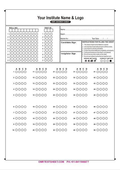 50 questions-omr-sheet Omr Sheet, Dk Photography, Attendance Sheet, Free Powerpoint Presentations, Reading Comprehension Kindergarten, Teachers Day Card, App Background, Buddha Face, Sample Board