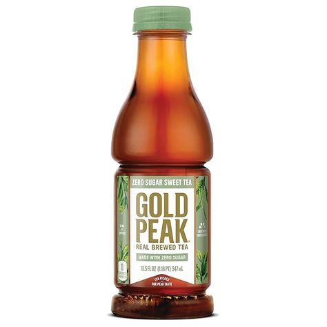 Amazon.com : Gold Peak Tea, Diet Tea, 18.5 fl oz : Everything Else Gold Peak Sweet Tea, Black Iced Tea, Apple Juice Drinks, National Iced Tea Day, Zero Calorie Drinks, Unsweetened Iced Tea, Flavored Lemonade, Iced Tea Drinks, Caffeine In Tea