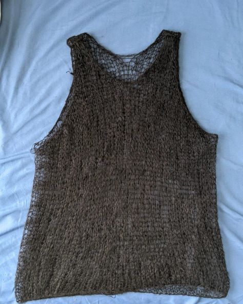 Mohair Tank Top, Virtual Fashion, Summer Knitting, Aesthetic Clothes, Crochet Top, Knit Crochet, Outfit Inspirations, Fashion Inspo, Tank Top