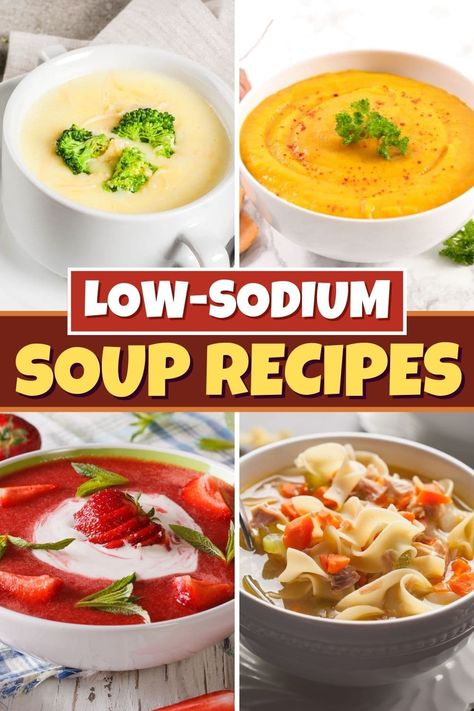 Dash Soup Recipes, Low Sodium French Onion Soup, Easy Low Sodium Soup Recipes, Low Sodium Soup Crockpot, Low Sodium Tomato Soup, Low Salt Soup Recipes, Low Sodium Heart Healthy Meals, Soup Recipes Low Sodium, Low Sodium Soup Recipe