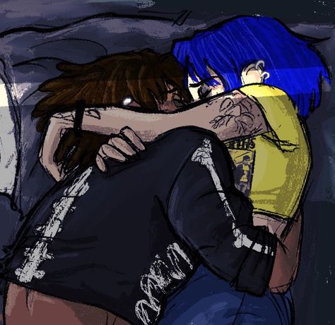 Coraline Pfp Matching, Wybie X Coraline Fanart, Coraline Wallpaper Laptop, Wybie X Caroline, Coraline Drawing Ideas, Coraline X Wybie Fanart Kiss, Coraline X Wybie Fanart, Remy Core, Coraline Pictures