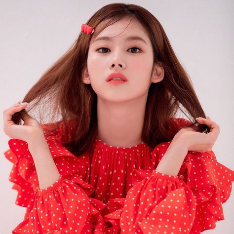 layla!!’s Instagram post: “the way she ended every model’s career with only her first solo magazine shoot yeah LETS TALK ABOUT THAT!!!! 🗣” Sana Minatozaki, Red Icons:), Minatozaki Sana, Disney Frozen Elsa, Red Aesthetic, Wearing Red, Ulzzang Girl, Kpop Idol, South Korean Girls