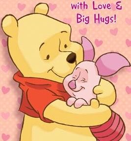 Bear Happy Birthday, Eeyore Pictures, Cute Picture Quotes, Winnie The Pooh And Piglet, Tigger Winnie The Pooh, Pooh And Piglet, Hug Quotes, Winnie The Pooh Pictures, Valentine Wishes