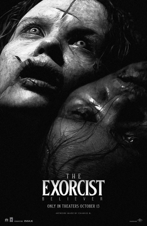 The Exorcist: Believer (2023) Exorcist Believer, 1980s Horror Movies, American Horror Movie, Exorcist Movie, Poster Horror, The Exorcist 1973, Spooky Movies, New Photos Hd, Watch Movie