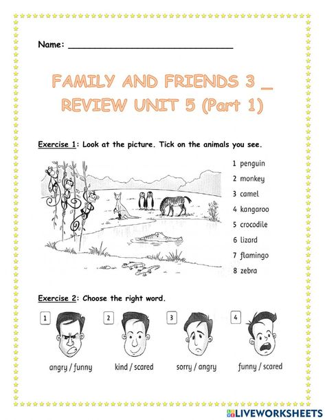 Friends Worksheet, Worksheets For Grade 3, 1 Worksheet, Esl Vocabulary, English As A Second Language (esl), English As A Second Language, School Subjects, Grade 3, Google Classroom