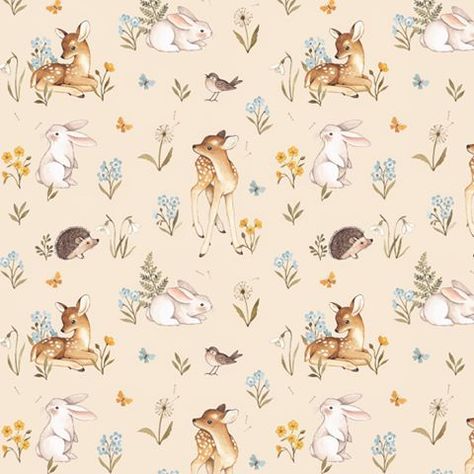 Woodland Meadow, Nursery Illustration, Baby Print Art, Flower Doodles, Iphone Background Wallpaper, Homescreen Wallpaper, Baby Shower Woodland, Marker Art, Cute Animal Drawings