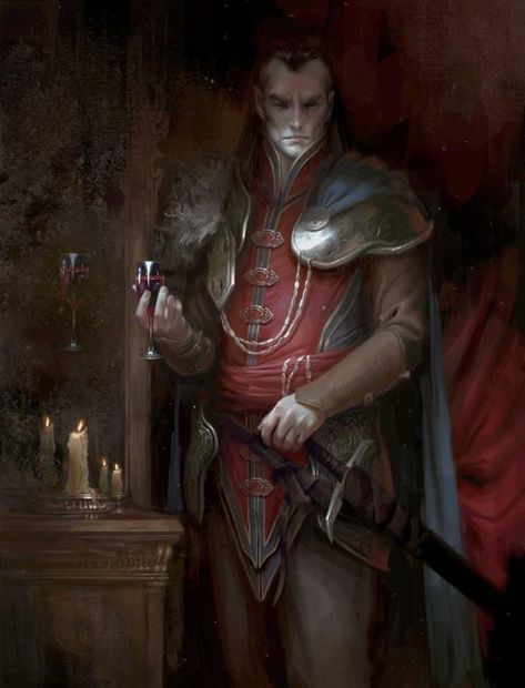 Strahd Von Zarovich. Curse Of Strahd, Heroic Fantasy, Vampire Art, World Of Darkness, Dark Elf, Arte Fantasy, Fantasy Rpg, Dark Ages, Arte Horror