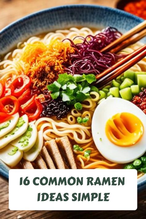 16 Common ramen toppings vegetarian Ramen Buffet Ideas, Ramen Bar Aesthetic, Ramen Topping Ideas, Ramen Bar Ideas, Ramen Bar Wedding, Ramen Ideas, Ramen Toppings, Delicious Ramen, Easy Ramen