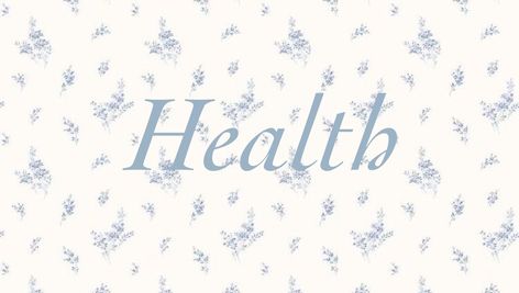 for my health canvas class ~ Health Aesthetic, Study Aesthetic, My Health, Health, Canvas, Quick Saves