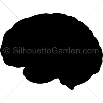 Brain Silhouette, Silhouette Tattoo Design, Silhouette Tattoo, Brain Illustration, Silhouette Tattoos, Silhouette Clip Art, Canvas Ideas, Silhouette Free, Art Download