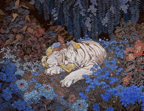 Em Niwa, E Ve, Tiger Artwork, Arte Inspo, Wow Art, Arte Fantasy, Fantasy Illustration, Pretty Art, 그림 그리기