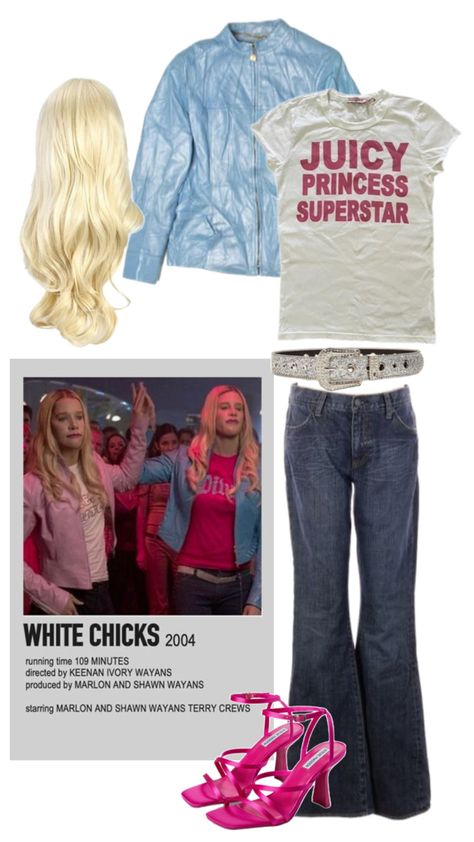 White Chicks Halloween, White Chicks Halloween Costume, White Chicks Costume, Clueless Costume, Throwback Outfits, White Chicks, Duo Halloween Costumes, Couple Halloween Costumes, Couples Costumes