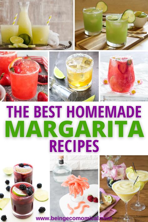 these homemade margarita recipes are perfect big batch alcohol drinks for your next bbq and parties over the summer. Passion Fruit Margarita Recipe, Homemade Margarita Recipe, Frozen Watermelon Margarita, Spicy Margarita Recipe, Passion Fruit Margarita, Can Of Beer, Easy Margarita Recipe, Homemade Margaritas, Peach Margarita