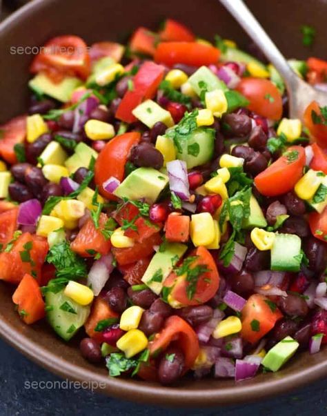 Kidney Bean Salad Recipes, Mixed Bean Salad Recipes, 3 Bean Salad Recipe, Bean Salad Recipes Healthy, Bean Salad Recipes Easy, Salad Mexican, Vegan Bean Salad, Mexican Bean Salad, Kidney Bean Salad