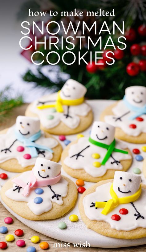 Christmas Bake Off Ideas Dessert Recipes, Snowman Treats Ideas, Christmas Cookies Decorating For Kids, Christmas Cookie Competition Ideas, Cute Christmas Treat Ideas, Homemade Christmas Goodies For Gifts, Christmas Easy Cookies, Christmas M M Cookies, Christmas Cookies To Make With Kids