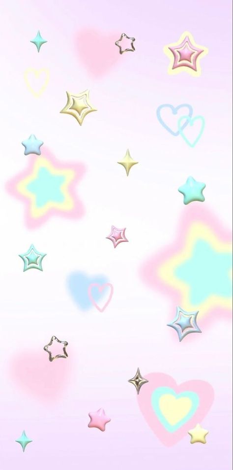 Walpaper 3d, Y2k Aesthetic Wallpaper, Cute Screen Savers, Pastel Color Wallpaper, Cute Easy Doodles, Bow Wallpaper, Cute Galaxy Wallpaper, Cute Pastel Wallpaper, Cute Emoji Wallpaper