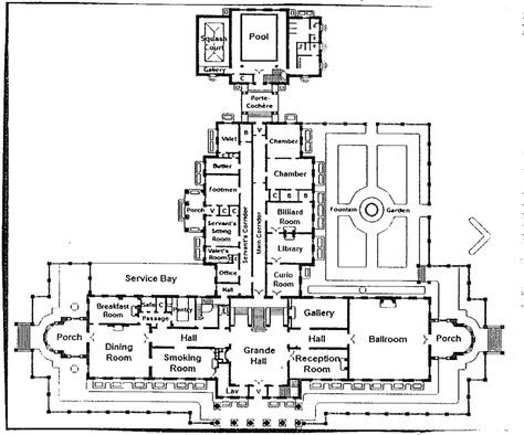 Horace Trumbauer’s Lynnewood Hall is back on the market for $17.5M - Curbed Philly Horace Trumbauer, Lynnwood Hall, Neoclassical Mansion, Mansion Floor Plans, Lynnewood Hall, Neoclassical Home, Mansion Living Room, Mansion Living, Mansion Bedroom