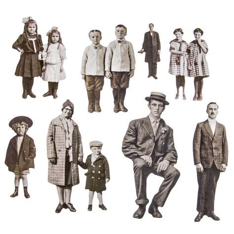 Crafts With Paper, Paper Dolls Vintage, Collage Architecture, Render People, People Cutout, Architecture People, Dolls Vintage, Architecture Collage, Vintage Collage