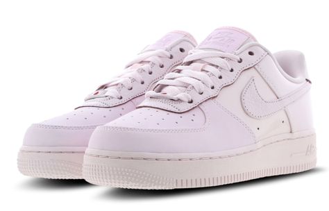 Nike Air Force Pale Pink-University Red Pink University, Hearts Valentines Day, Hearts Valentines, Nike Models, Shoe Last, Nike Air Force 1 Low, Nike Womens, Pink Hearts, Air Force 1 Low