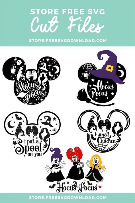 Disney Halloween Cruise, Mickey Mouse Svg, Silhouette Cameo 4, Silhouette Cameo Crafts, Cricut Svg Files Free, Cricut Christmas Ideas, Disney Silhouettes, Idee Cricut, Minnie Mouse Halloween