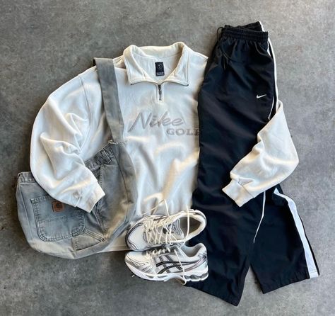 Outfit inspo- #Inspo #outfit Check more at https://howcandothis.com/manstyle/outfit-inspo-22/ Ugh Outfits, Clothing Drawer, Masculine Outfits, Nike Half Zip, Neat Casual Outfits, Everyday Casual Outfits, Swag Outfits Men, Outfit Check, Guys Clothing Styles