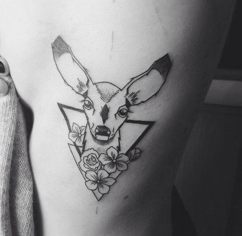 Doe Tattoo, Couple Tat, Sibling Tattoos, Rib Tattoo, Body Modifications, Skin Art, Get A Tattoo, Triangles, Budapest