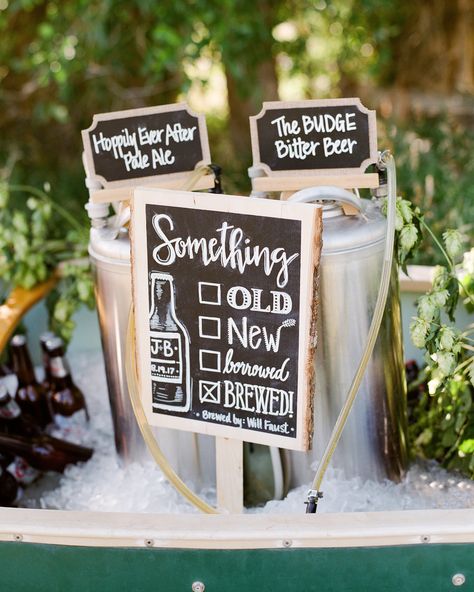 Couples Shower Themes, Beer Themed Wedding, Wyoming Ranch, Beer Wedding, Martha Weddings, Brewery Wedding, Couple Wedding Shower, Summer Wedding Decorations, Beer Theme