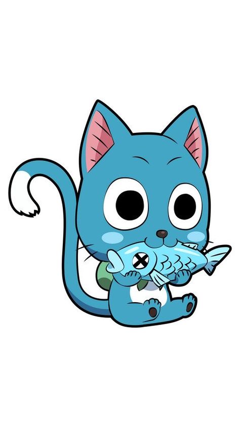 Fairy Tail Happy Wallpapers, Happy Fairy Tail Tattoo, Fairy Tail Anime Wallpapers, Fairy Tail Stickers, Fairytail Dragon Cry, Happy Fairytail, Happy From Fairy Tail, Fairy Tail Meredy, Fairy Tail Cat