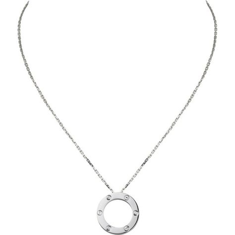 CARTIER Love 18ct white-gold and diamond necklace ($4,405) ❤ liked on Polyvore featuring jewelry, necklaces, cartier jewelry, white gold chain necklace, white gold diamond pendant, white gold diamond necklace and diamond jewelry Cartier Love Necklace, Necklaces Diamond, Necklace White Gold, Cartier Necklace, Necklaces Chain, Jewelry Chain, Gold Diamond Jewelry, Cartier Love, Necklace White