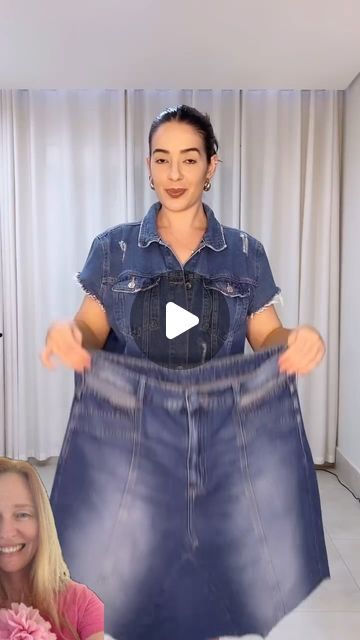 Thousands of Tips on Instagram: "Transform Pants into skirts
Follow Stella’s tip to give your old jeans a new life by transforming them into a stylish skirt. All you need are a pair of old jeans, scissors, and fabric glue. It’s a super easy project that’s perfect for upcycling your wardrobe.

Credits:@stellamedeirosa

#JeansToSkirt #DIYSkirt #UpcycledFashion #EcoFriendlyFashion #SustainableFashion #DIYProject #CraftIdeas #CreativeMoms #CreativeDads #DIYGifts #PersonalizedGifts #HandmadeGifts #DIYAccessories #FashionTutorial #DIYFashion #FollowMe #ViralVideo #TrendingNow #DIYHomeDecor #FashionInspiration #StyleTips #FashionHack #UpcycledClothing #JeansHack #WardrobeUpdate #ThriftFlip #SustainableLiving #UpcyclingProject" Skirt From Jeans Diy, Denim Diy Upcycling, Upcycle Jeans Skirt, Jeans Into Skirt, Upcycled Denim Skirt, Diy Skirt, Thrift Flip, Stylish Skirts, Upcycle Jeans