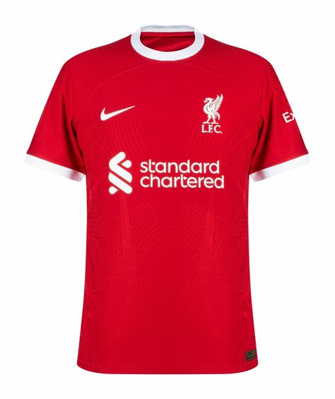 Liverpool FC 2023-24 Home Kit Liverpool Fc Kit, Liverpool Fc Shirt, Liverpool Kit, Horsey Life, Liverpool Home, Cute Love Quotes For Him, Shirt 2023, Best Club, Nike Football