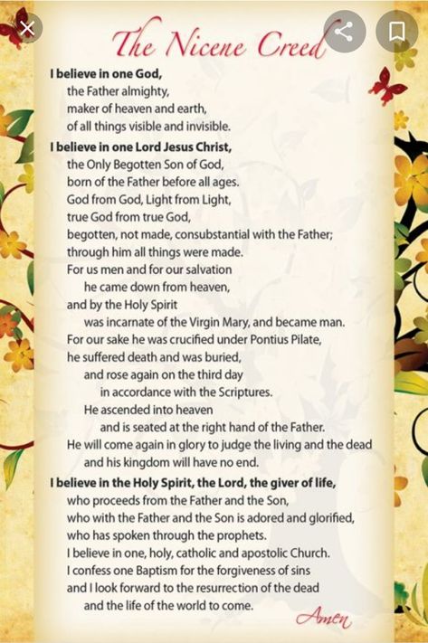 The Creed Catholic Prayer, Nicene Creed Catholic, Church Prayers, Novenas Catholic, Prayer For Son, Nicene Creed, Prayer For Church, Eucharistic Adoration, Novena Prayers