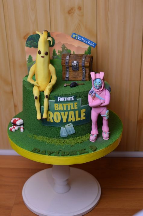 Fortnite cake - cake by JarkaSipkova 10th Birthday Cakes For Boys, Birthday Cake Kids Boys, Fortnite Cake, 7th Birthday Cakes, 8th Birthday Cake, 10 Birthday Cake, Beer Birthday, Cake Icing, Boy Birthday Cake