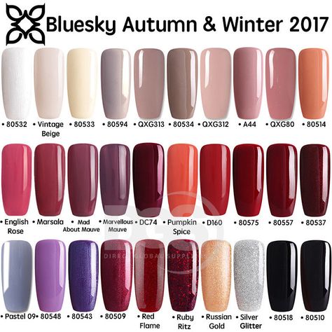 Bluesky Gel Polish Swatches, Diy Pedicure Soak, Bluesky Nails, Bluesky Gel Polish, Shellac Colors, Natural Gel Nails, Diy Pedicure, Manicure Colors, Soak Off Gel Nails