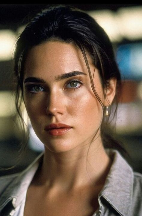 Jennifer Connelly 90s Aesthetic, Actress Photography, 90s Love, Pretty Nose, Pale Girl, 90s Girl, Fashion 90s, Female Character Inspiration, Style Muse