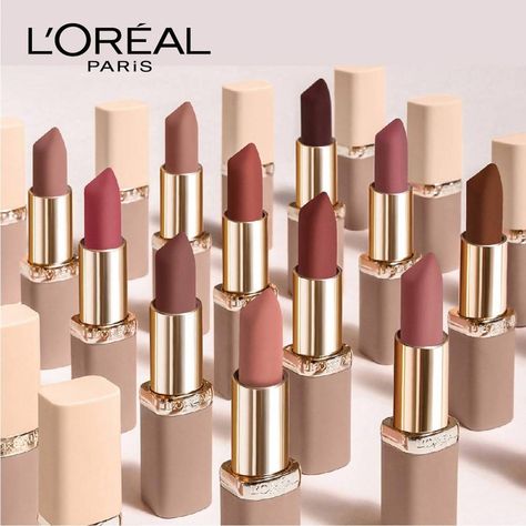 Perfect Nude Lipstick, Loreal Lipstick, Nude Lipstick Shades, Matte Nude Lipstick, Revlon Lipstick, Makeup For Older Women, Makeup Books, Lipgloss Lips, Lipstick Shade