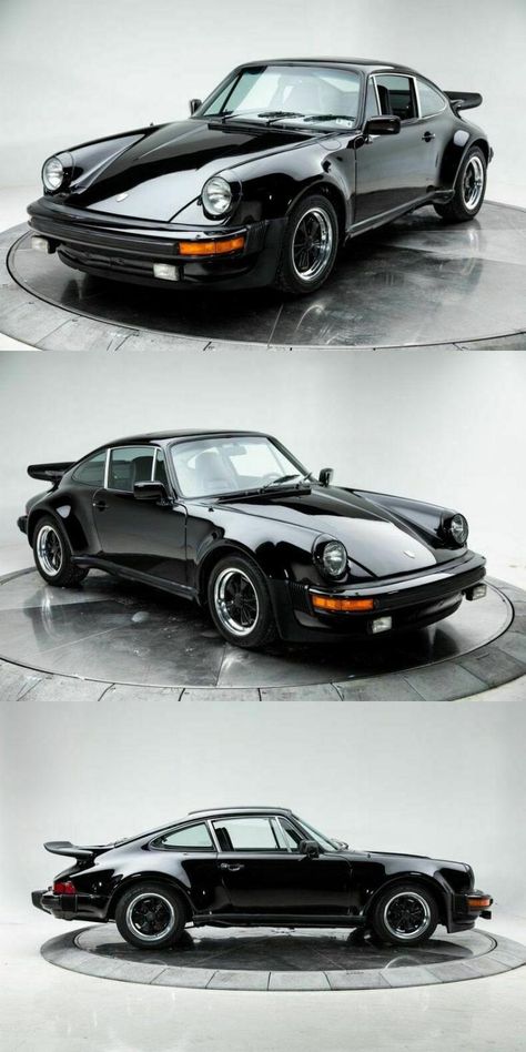 Porsche 930 Turbo Black, Ocean Jeans, Old Porsche, Kaido Racer, Honda Acty, Porsche Turbo S, 1976 Porsche, Vintage Cars For Sale, Porsche 930 Turbo