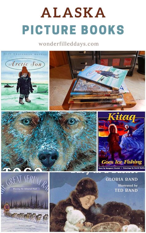 Picture Books Set in Alaska - Wonder-Filled Days Alaska Book, Alaska Pictures, Moving To Alaska, Scripture Memory, Living Books, Dog Leads, Dog Sledding, Picture Books, The Brave