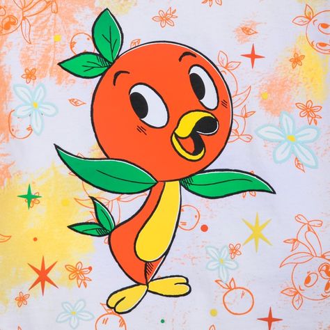 Orange Bird Tattoo, Disney Stained Glass, Disney Movie Posters, Disney Iphone, Disney Phone Wallpaper, Orange Bird, Painted Bags, Bird Tattoo, Disney Concept Art