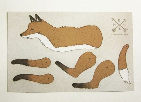 Animal Templates, Paper Puppets, Paper People, Paper Animals, Shadow Puppets, Vintage Paper Dolls, Paper Folding, Paper Toys, Paper Models