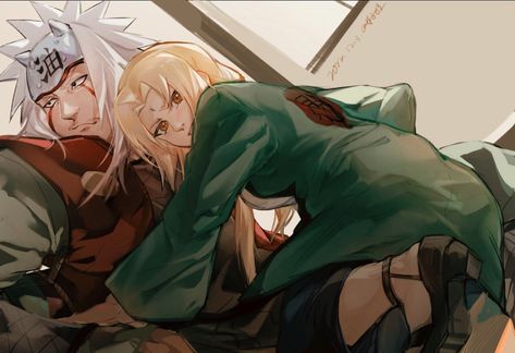 Tsunade X Jiraya Fanart, Jiraiya X Tsunade Fanart, Naruto Prints, Jiraiya X Tsunade, Tsunade Jiraiya, 1 Hokage, Jiraiya And Tsunade, Tsunade And Jiraiya, Tsunade Senju