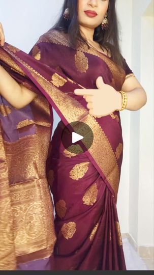 954K views · 8.6K reactions | Open Pallu Pleat tips for Heavy Saree ❤️ #saree #sareepleating #sareedraping #beautynstyle |  Beauty n Style |  Beauty n Style · Original audio Open Saree Style, Saree Pallu Draping Styles, Open Pallu Saree Draping, How To Pleat Saree Pallu, Open Pallu Saree Style, Pallu Designs Saree, Saree Pallu Style, Heavy Saree, Saree Styling